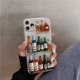 thumbnail image 1 of Compatible con iPhone 13 Pro Max Funda 3D Lindos modelos de dibujos animados masculinos y femeninos Estuche con patrón de botella de bebida Múltiples botellas de bebida Funda para iPhone 13 Pro Max, 1 of 8