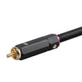 thumbnail image 5 of Monoprice Digital Coaxial Audio/Video Cable - 12 Feet - Black | RCA Subwoofer CL2 Rated, RG-6/U 75-ohm - Onix Series, 5 of 5