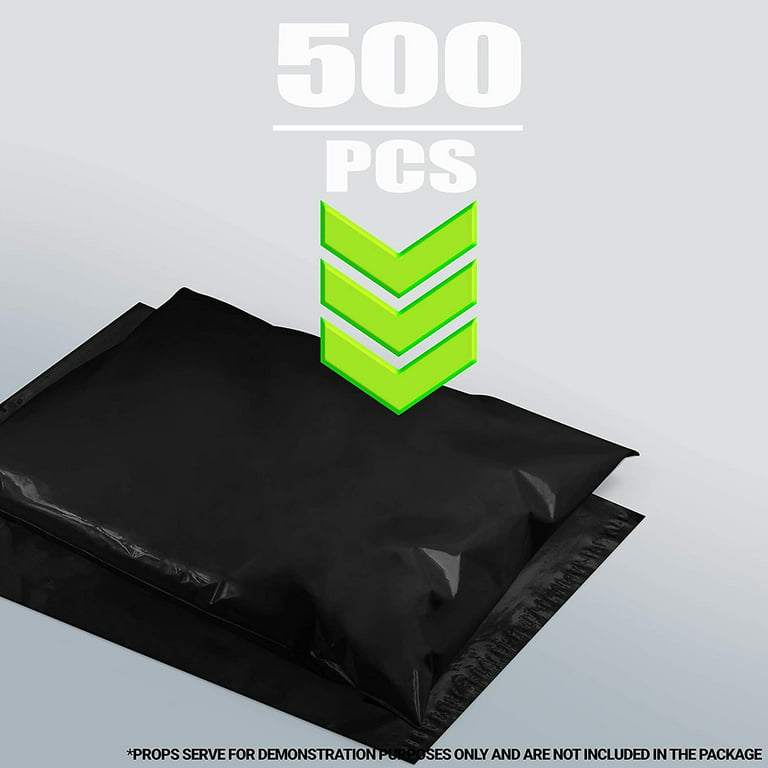 9x12 Black Plastic Bags (1,000 pcs.)