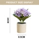 thumbnail image 2 of Simulación de hortensia, bonsái, flor de seda, planta verde artificial, decoración interior, planta artificial en maceta, 2 of 5