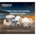 thumbnail image 4 of Feit Enhance A21 E26 (Medium) LED Bulb Soft White 50/100/150 Watt Equivalence 1 pk, 4 of 7