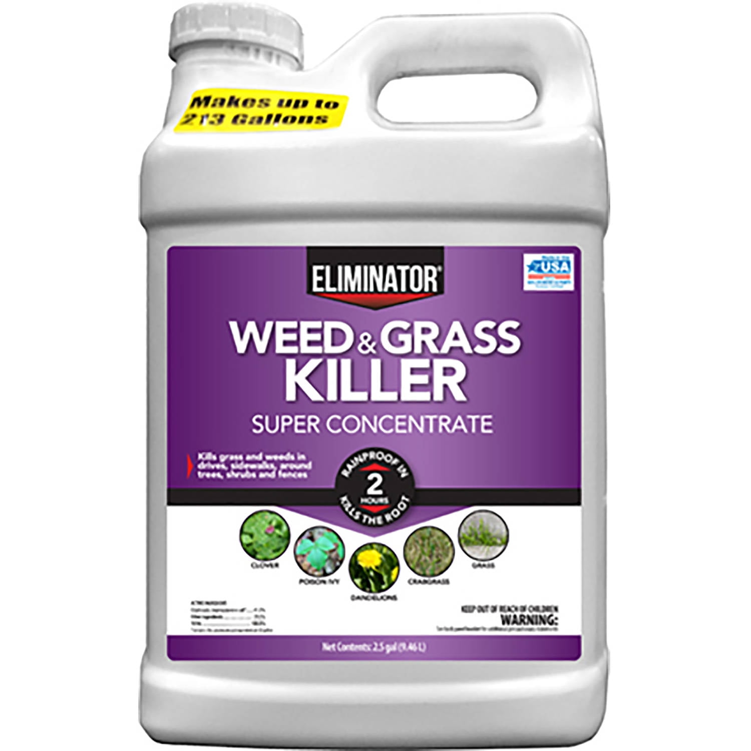 Eliminator Weed and Grass Killer Super Concentrate 2.5 Gallons eBay