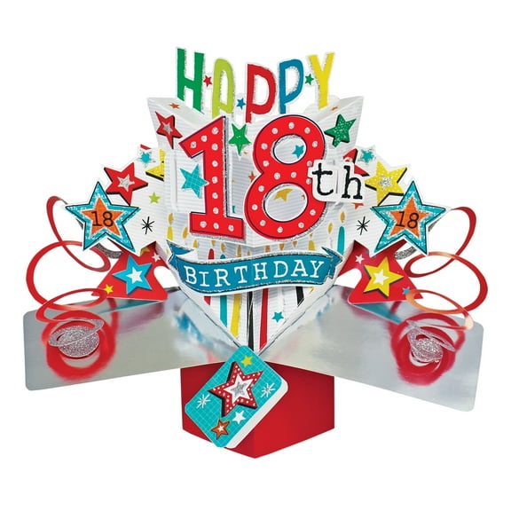 Pop-Up Greeting Card – 18th (Teen Ages)