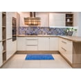 thumbnail image 6 of Ahgly Company Machine Washable Indoor Round Transitional DodgerBlue Area Rugs, 7' Round, 6 of 7