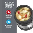 thumbnail image 6 of (4 pack) Thermos Stainless Steel Vacuum Insulated Food Jar, Stainless Steel, 10oz, 6 of 11