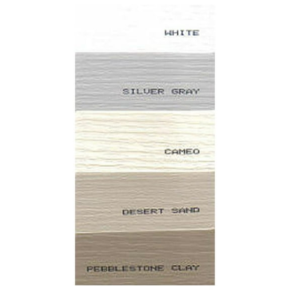 Mobile Home Skirting Vinyl Underpinning Panel White 16" W x 28" L (Pack of 8)