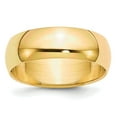 thumbnail image 4 of 14K Gold Round Wedding Band Sz 9 7mm, 4 of 4