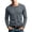 Gray, variant on Men’s Henley Shirts Long-Sleeve Performance Tee Round Neck Soft Fabric, Quick-Dry & Breathable Tops for Sports & Casual Wear Black Size S