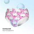 thumbnail image 3 of Pofeuu Beautiful Swans Print Boy's Briefs Toddler Boys' Underwear, Organic Cotton, Comfort Briefs-X-Small, 3 of 7