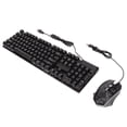 thumbnail image 3 of Combinación de teclado y ratón USB NikouMX Teclado luminoso Teclado para PC Ratón Respuesta rápida, 3 of 8