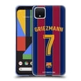 thumbnail image 1 of Head Case Designs Officially Licensed FC Barcelona 2020/21 Players Home Kit Group 1 Antoine Griezmann Soft Gel Case Compatible with Google Google Pixel 4 XL, 1 of 7