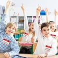thumbnail image 3 of Shiyou-48 0 Pcs Autocollants Nominatifs Rouges, 3 Pouces x 2 Pouces Vierges "Hello My Name is" Autocollants pour Écrire, Adhésif "Hi My Name is" Autocollants Nominatifs pour École, Salle de Classe, Bureau, Fête, 3 of 4