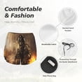 thumbnail image 4 of Vsdgher Apocalyptic Skull Soldier Athletic Shorts for Women, Women's Running Double Layer Shorts, High Waisted Yoga Shorts, Workout Athletic Shorts-, 4 of 7