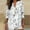 White, variant on Button Down Shirts Women, 2025 Trendy Cotton Plus Size Long Sleeve V Neck Floral Spring Graphic Tunic, White S-3XL