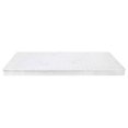 Mattress topper 90 x 200 cm gel foam 7 cm