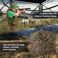 thumbnail image 4 of Gymax Store de Chasse Camouflage pour 3-4 Personnes avec Portée d'Observation de 270° Sac de Transport, 4 of 7
