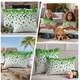 thumbnail image 5 of St. Patrick's Day Outdoor Waterproof Pillow Covers, Spring Lucky Shamrocks Rustic Leaves Decorative Square Throw Pillowcase Sofa Cushion Sham for Patio/Couch/Chair, 16"x16" 2 Pack, 5 of 8