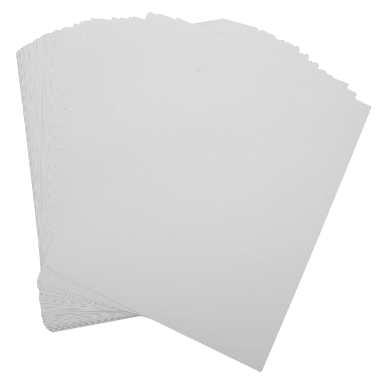 BESTYASH 100Pcs White Paper Sticker Labels for Printer Mailing Packing Strong Adhesion Address Labels