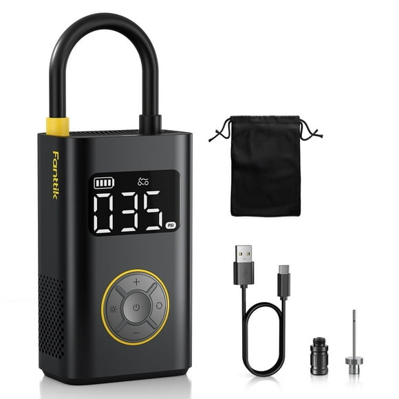 Fanttik X9 Pro Portable Tire Inflator, 5 Piece