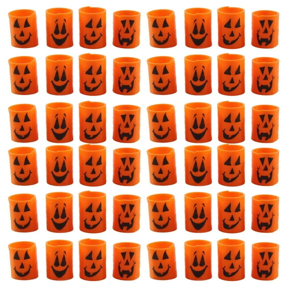 BULK 48 Spring Coil Novelty Toy - Pumpkin Jack O Lantern - Trick or Treat Prize - Party Favors (4 Dozen)