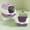 Purple, variant on Large Covered Litter Box with Lid, Fully Enclosed Cat Litter Pan, Splash Proof Toilet Tray with Shovel for Cats