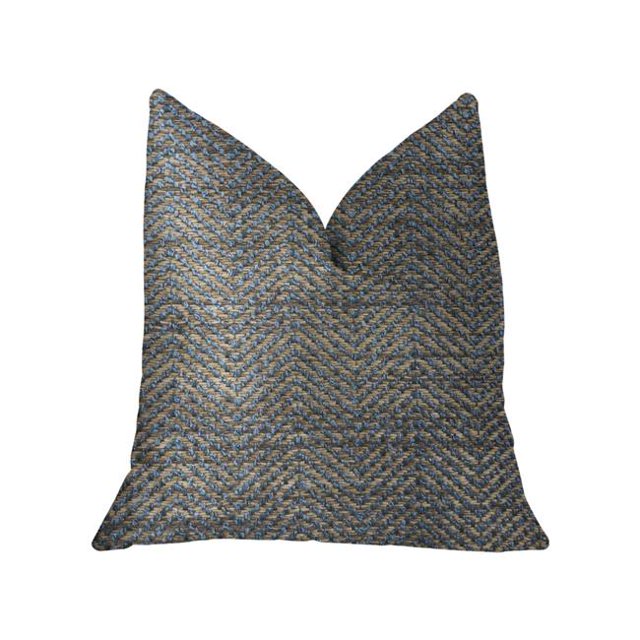 Oreiller de Luxe Everest Vert & Or&44; 24 x 24 Po.