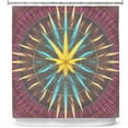 thumbnail image 1 of Shower Curtains 70" x 84" from DiaNoche Designs by Pam Amos - Wheel of Zirgon, 1 of 1