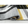 thumbnail image 2 of RUG AND DECOR Newport Collection Modern Abstract Design Area Rug D.Yellow Black White Grey Living Room Bed Room Carpet Alfombras para Sala, 2 of 4