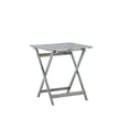 thumbnail image 4 of Rockport Acacia Wood 3-Piece Gray Bistro Set Folding Chairs Table for Patio, 4 of 8
