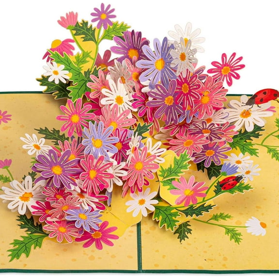 Daisies Pop Up Card - Pop of Art