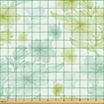 thumbnail image 2 of Ambesonne Retro Fabric by the Yard Upholstery, Line Art Inspiration Abstract, 1 Yard, Pale Blue Pale Green, 2 of 5