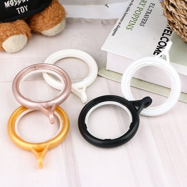 Anillo de cortina de ducha silencioso de 42 mm, anillo grande para colgar, anillo de cortina, hebilla de cortina, accesorios para cortina