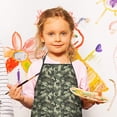thumbnail image 2 of Pixel Green Camo Digital Pattern Kids Aprons for Girls and Boys,Adjustable Neck Strap Toddler Aprons for Kids Cooking Baking, 2 of 6