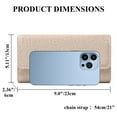 thumbnail image 3 of LOUEBICA Clutch Purses for Women, Evening Bag with Detachable Chain Ladies Sparkling Party Handbag Wedding Bags, 3 of 7
