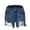 Blue, variant on Blue Jean Shorts Women Women's Vintage Denim Shorts Mid Waisted Tassel Holes Frayed Hem Jean Shorts Casual Summer Hot Pants Blue M