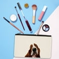 thumbnail image 4 of WIRESTER Set 2 of Canvas Cosmetic Bag, Makeup Bag, Cosmetic Pouch for Women - Basset Hound Golden Retriever Dogs, 4 of 6
