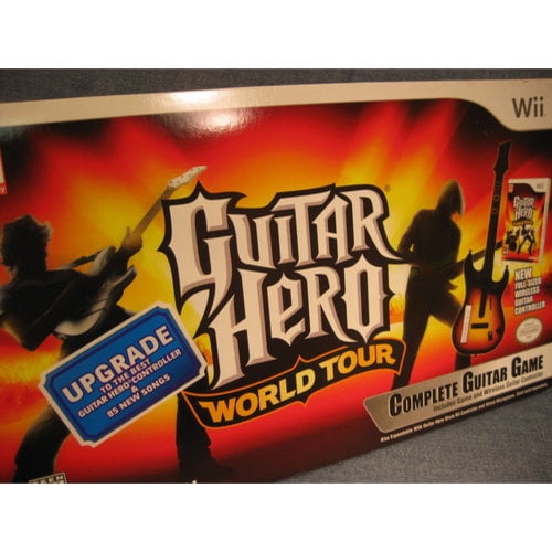 wii wireless guitar hero world tour guitar