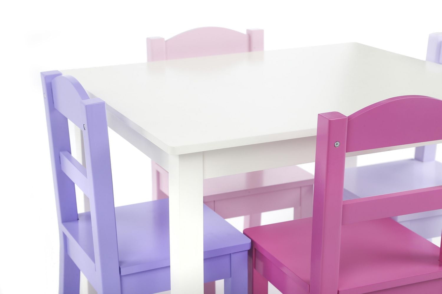 Humble Crew Kids Table and Chair Set (4 Chairs Included)
