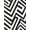 Black, Pattern 1, variant on ODIKA 4'x6' Machine Washable Non-Slip Area Rug, Zigzag Reversible Welcome Doormat High Traffic Rug, Black, 546035