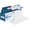 White, variant on Clearly Elegant White Plastic Tablecloth Roll with Cutter, 423 Sq.Ft (52"x1181") Extra Large Disposable Picnic Table Cover, Plastic Table Cloth Disposable for Parties, Events and Outdoor Gatherings