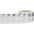 thumbnail image 2 of Silver Sparkle Holographic Heart Stickers, 0.5 Inch Wide, 1000 Labels on a Roll, 2 of 3