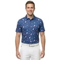 thumbnail image 6 of Birdie Bound Men's and Big and Tall Men's Fourth of July Duckie Polo Shirt, Sizes XS-4XLT, 6 of 6