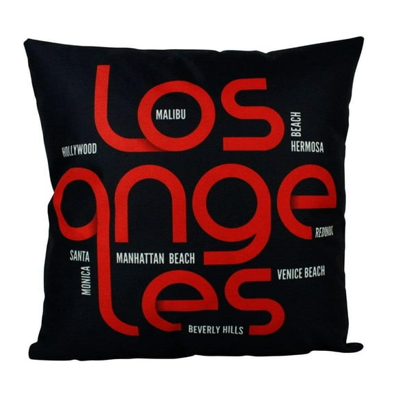 Los Angeles | Pillow Cover | Southern California | California Gifts | Home Decor | Throw Pillows | Room Decor | Decorative Pillows