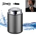 thumbnail image 1 of Maquinilla de afeitar eléctrica CRIVERY Mini Portable para Hombre Gris, 1 of 6