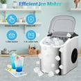 thumbnail image 4 of Smad Ice Maker Machine Countertop Fast Making in 6-12 Minutes Produce 26lbs for Home, 4 of 12