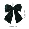 thumbnail image 2 of Luxury Velvet Christmas Tree Bow Pendant – Elegant Holiday Decoration for Weddings, Weddings Arch, Event Backdrops, and Festive Gift Wrap Enhancements – Reusable, Wrinkle-Resistant, Easy to Hang, 2 of 5