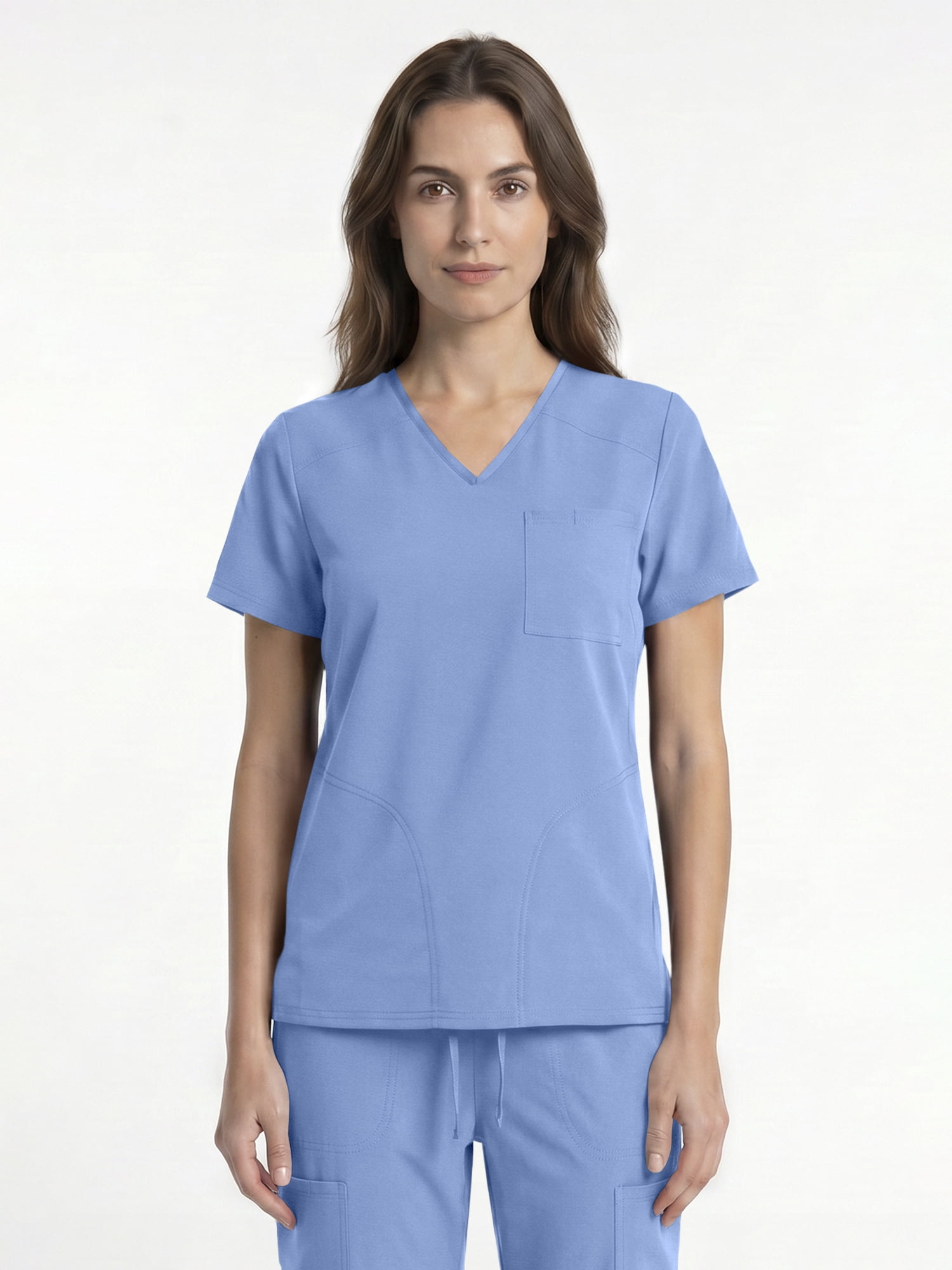 Scrubstar Unisex Core Essentials V-Neck Scrub Top, Sizes XS-3XL