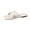 White, variant on Clearence Women's Open Square Toe Summer Sandals Wide Fit Flat Sole Breathable Lightweight Slippers Non-Slip Design for Indoor Outdoor Casual Wear