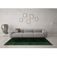 thumbnail image 3 of Ahgly Company Indoor Rectangle Abstract Emerald Green Modern Area Rugs, 6' x 9', 3 of 4