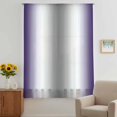 thumbnail image 3 of Purple Grey Sheer Curtains 54 Inches Long, Gray Farmhouse Modern Rustic Light Filering Curtains, Breathable Simi Curtain Privacy Drapes for Kitchen Bathroom Nursery Lightweight Small Window Treatment, 3 of 9